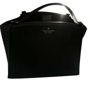 Kate Spade Brim Laptop Tote Black Pebbled Leather NWT